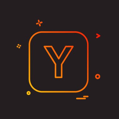 Alfabe simge tasarlamak vektör