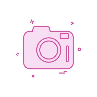 Kamera simgesi tasarım vektörü