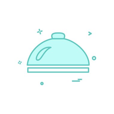 Tabak simgesi tasarım vektörü