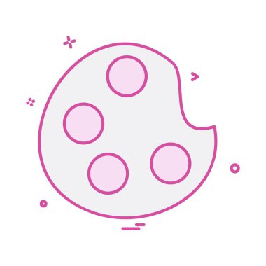 Simge tasarım vektörünü boya