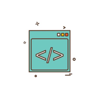 Web yerleşim simgesi tasarım vektörü