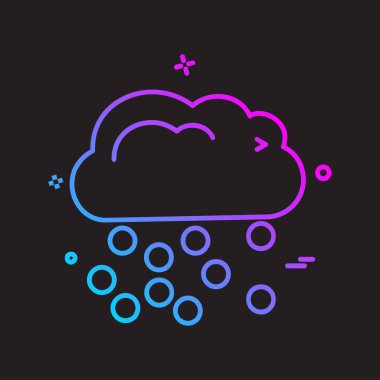 Hava simgesi tasarım vektörü