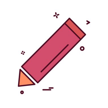 Kalem simge tasarlamak vektör