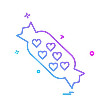 Şekerleme simge tasarlamak vektör