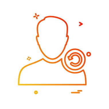 Avatar simge tasarlamak vektör