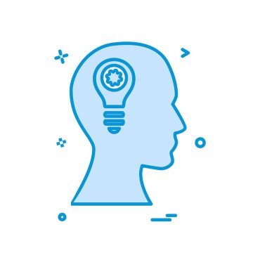 Fikir simge tasarlamak vektör