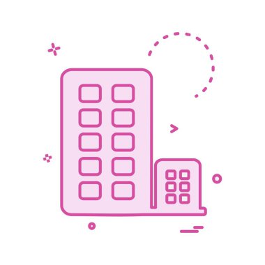 Emlak simge tasarlamak vektör