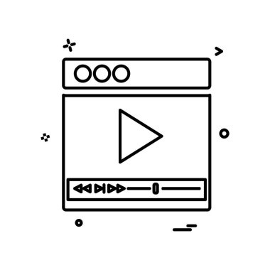 Web düzen simge tasarlamak vektör