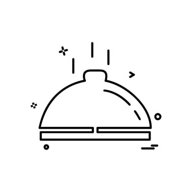 Tabak simgesi tasarım vektörü