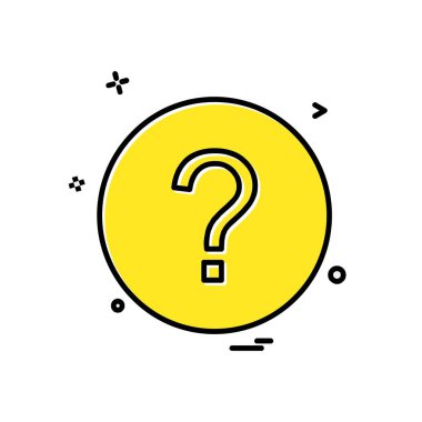 Simge tasarım vektörüne yardım