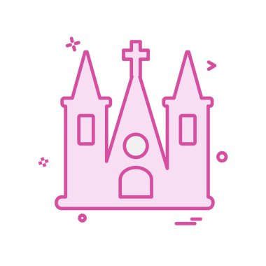 Kilise simge tasarlamak vektör