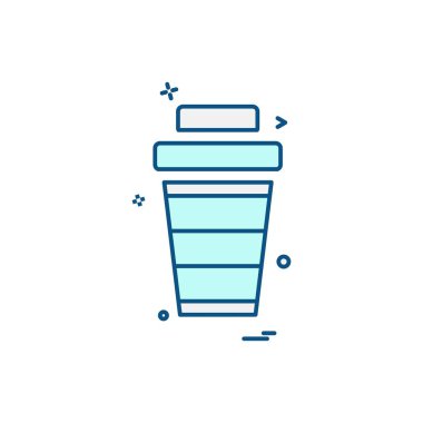 Gıda simgesi tasarım vektörü