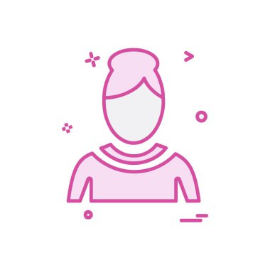 Avatar simge tasarlamak vektör