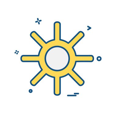 Dişli simge tasarlamak vektör