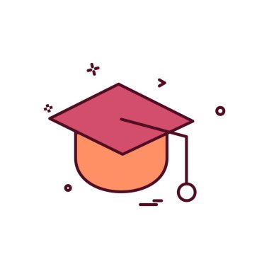 Üniversite simge vektör tasarımı