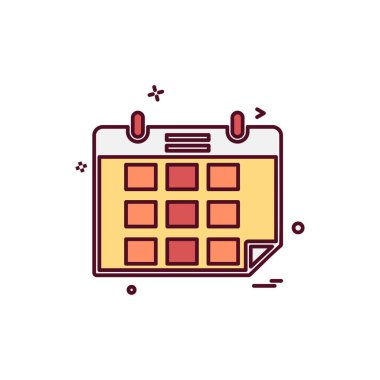 Şirket ofis simgesi tasarım vektörü