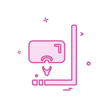 Yüzme simge tasarlamak vektör 