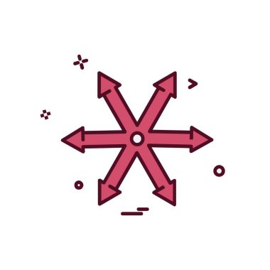 Yıldız simgesi tasarlamak vektör 