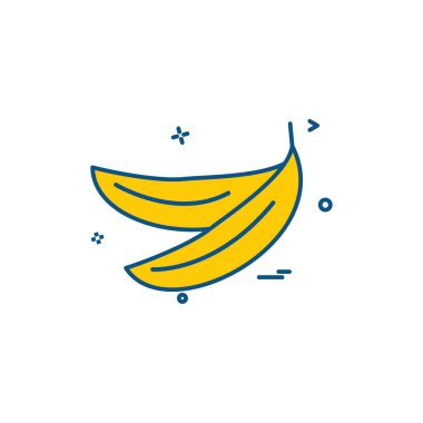 Meyve simgesi tasarım vektörü