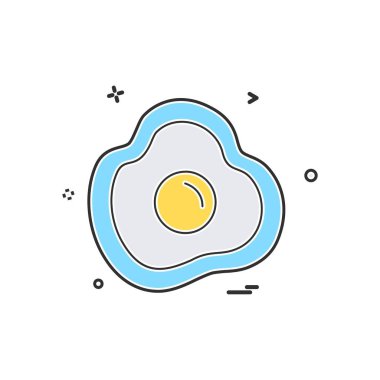 Gıda simgesi tasarım vektörü