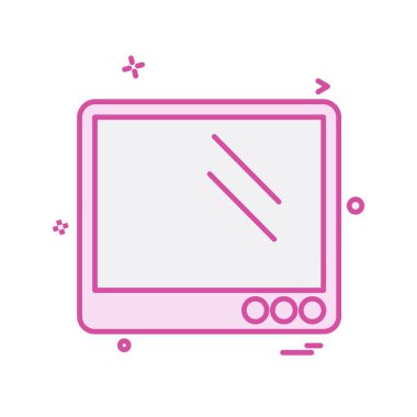 Bilgisayar simgesi tasarım vektörü