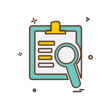 Metin simge tasarlamak vektör 