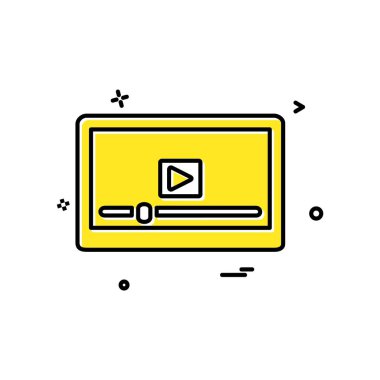 Web yerleşim simgesi tasarım vektörü