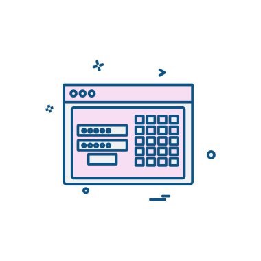 İş simgesi tasarım vektörü