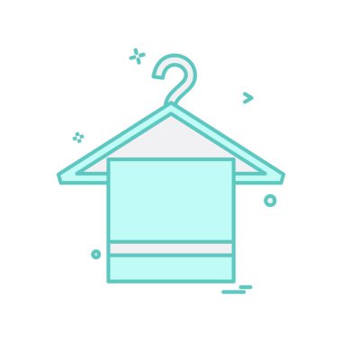 Tuvalet simgesi tasarım, renkli vektör çizim