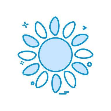 Hava simgesi tasarım vektörü