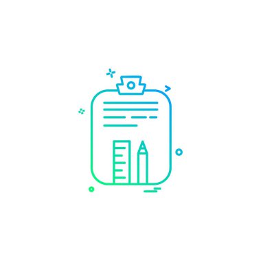 Pano simgesi tasarım, renkli vektör çizim