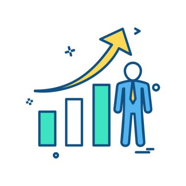 İş simgesi tasarım vektörü 
