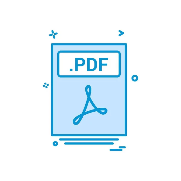 Datei Dateien Pdf Symbol Vektordesign — Stockvektor