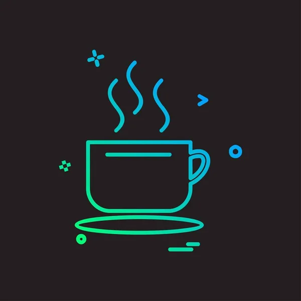 Drink Icon Design Bunte Vektorillustration — Stockvektor