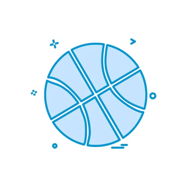 Ball Icon Design Vector — Stock Vector