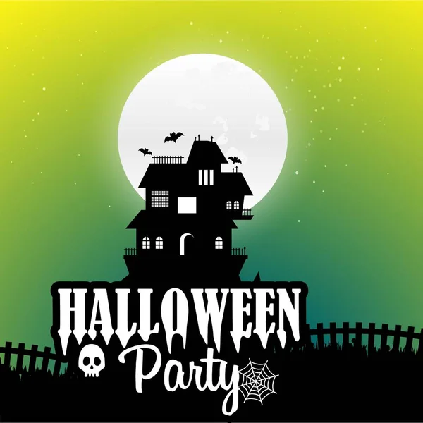 Colorida Ilustración Vectorial Fondo Tarjeta Vacaciones Halloween — Vector de stock