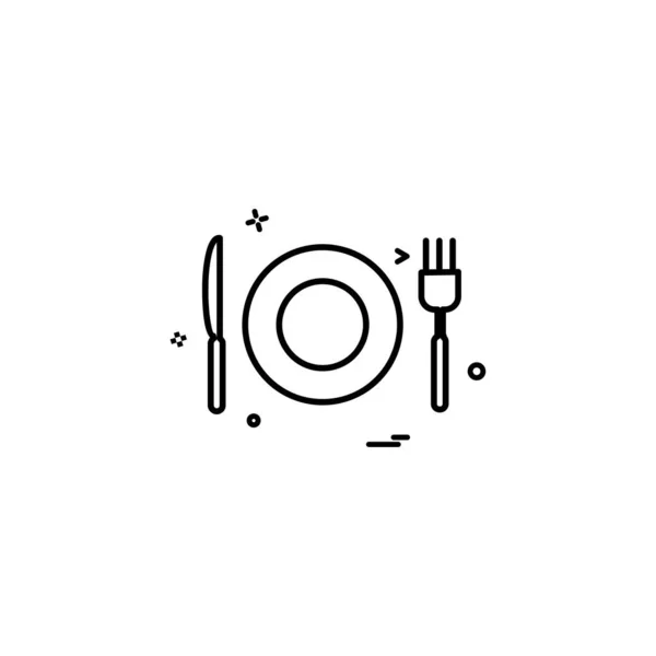 Vector Diseño Icono Alimentos — Archivo Imágenes Vectoriales