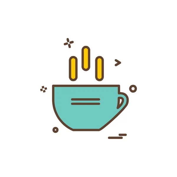 Drink Icon Design Bunte Vektorillustration — Stockvektor