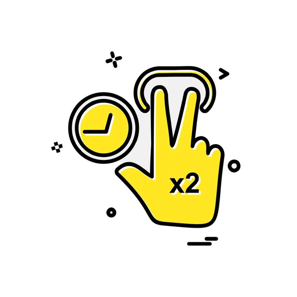 Hands Icon Design Vektor — Stockvektor