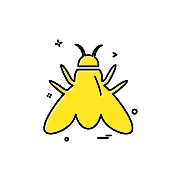 Insects Icon Design Vector — Stock Vector