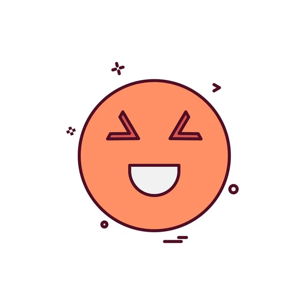 Emoji Ikony Projektu Ilustracji Wektorowych — Wektor stockowy
