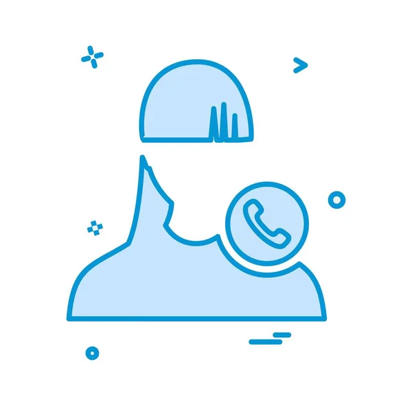 Weibliche Icon Design Vektor Illustration — Stockvektor