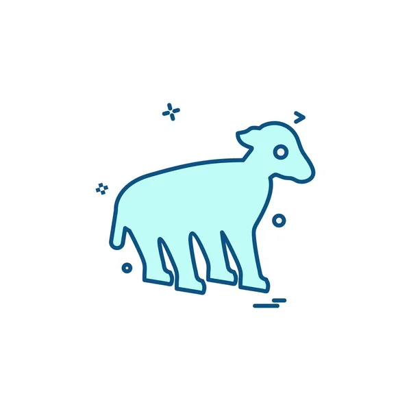 Animals Icon Design Vektor — Stockvektor