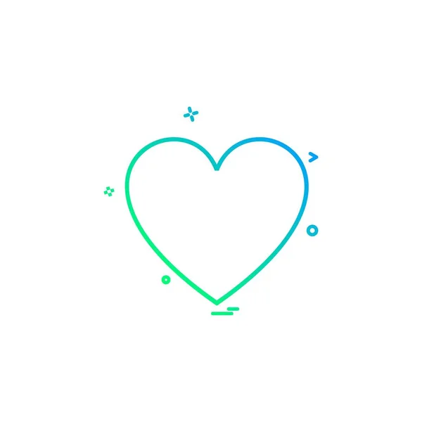Απεικόνιση Διάνυσμα Εικονίδιο Ιστού Καρδιάς — Διανυσματικό Αρχείο