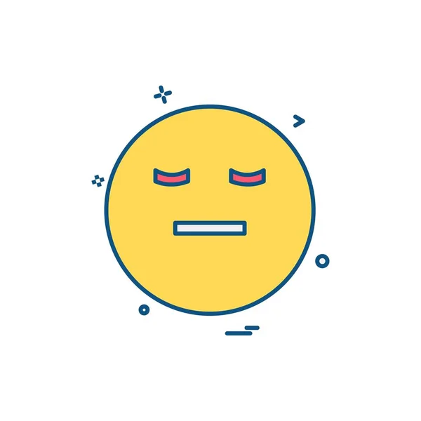 Emoji Ikony Design Vektor — Stockový vektor