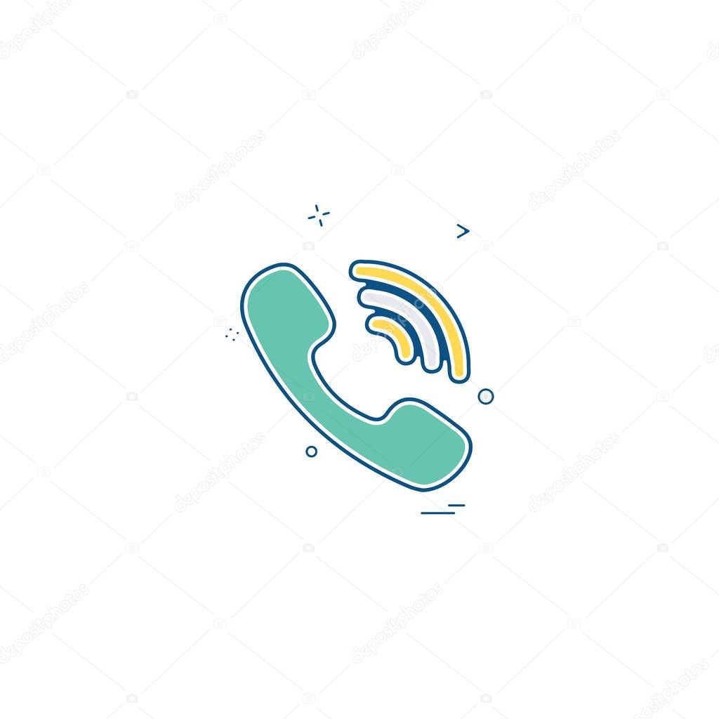 Viber icon design vector