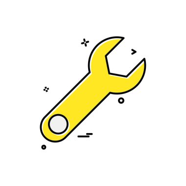 İş simgesi tasarım, renkli vektör çizim