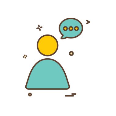 Avatar simge tasarlamak vektör