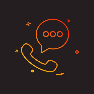 SMS sohbet simge vektör tasarımı ara