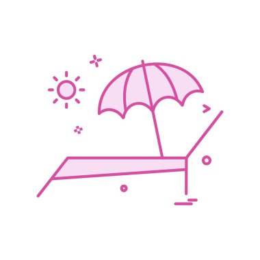 Yüzme simge tasarlamak vektör 